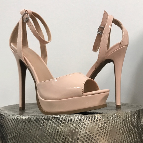 Diva platform heels - nude blush - Picture 2 of 4